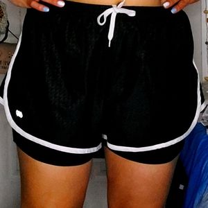 2 in 1 athletic shorts
